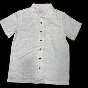 Cat & Jack  KIDS White Short Sleeve Shirt.